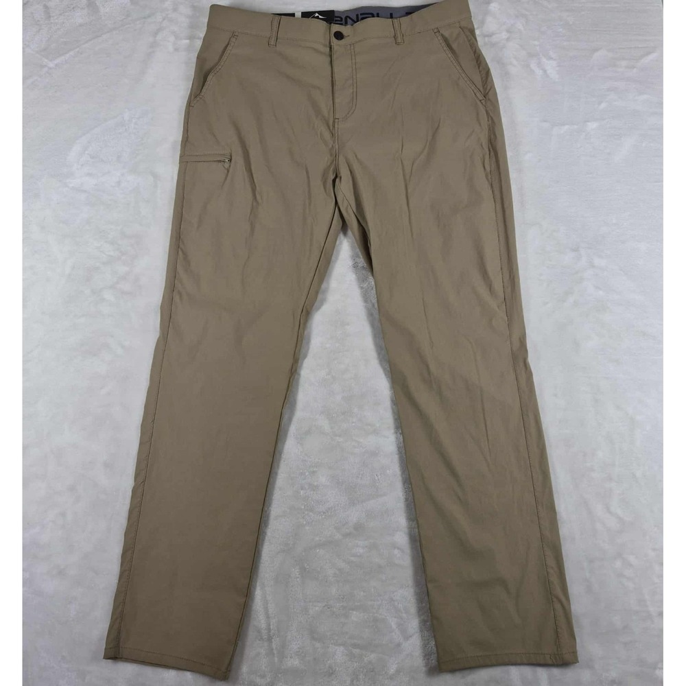 Denali Technical Stretch Pants Men's 38x32‎ Beige Outdoors Hiking Casual NWT